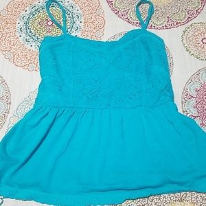 Turquoise Aeropastle tank top